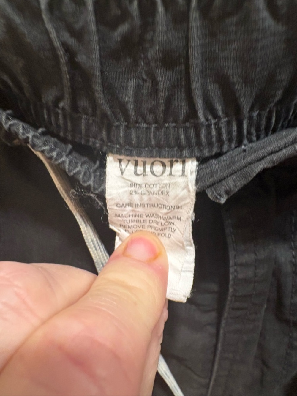 Vuori Black Drawstring Joggers - Picture 8 of 10